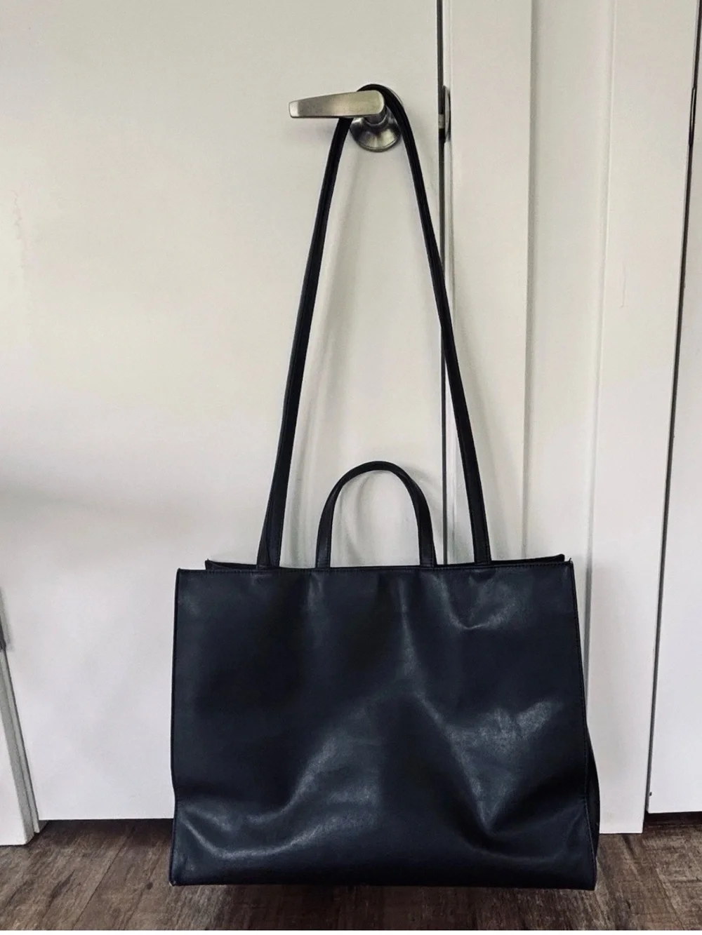 Authentic Telfar NYC Large Shopper Bag tote in Black